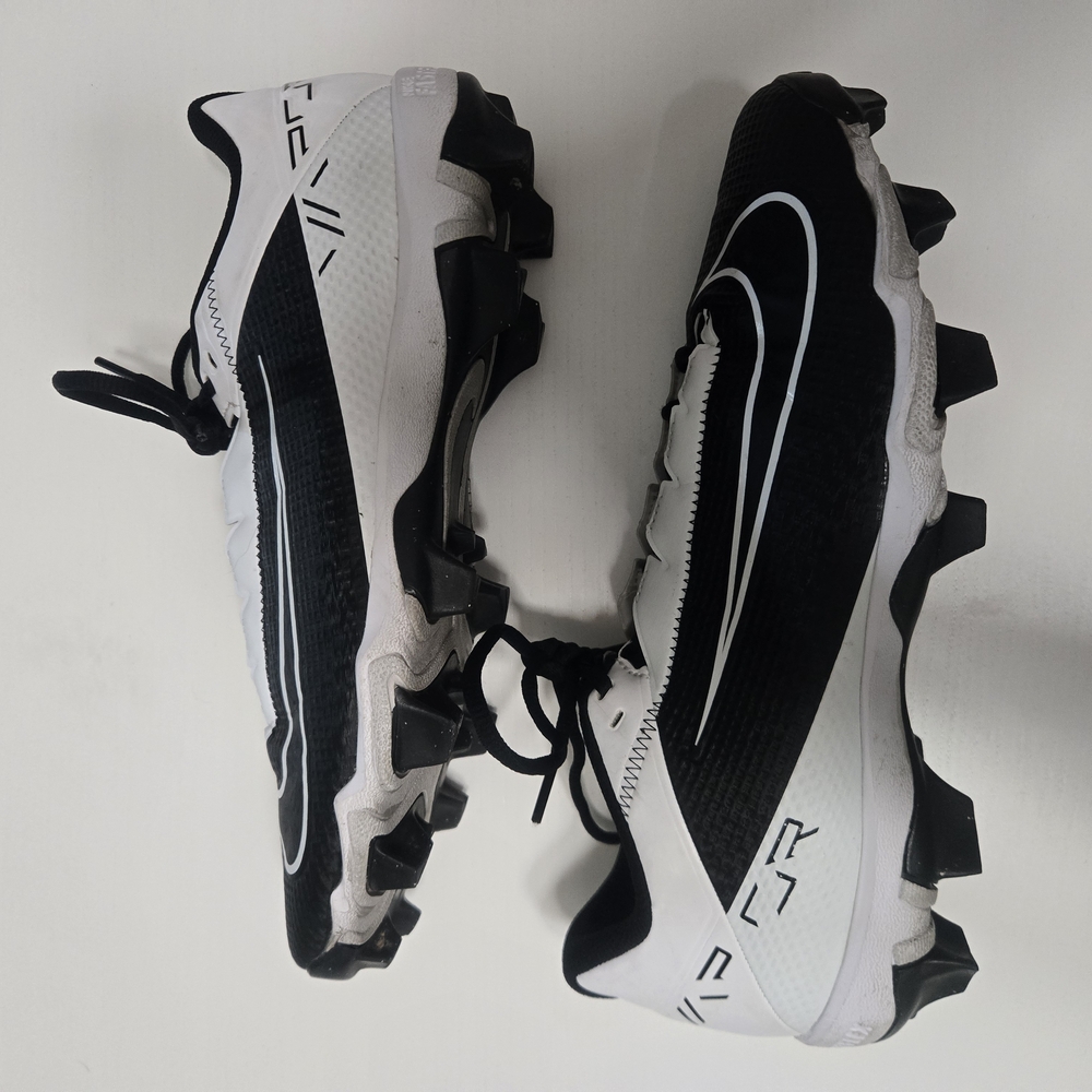 Black and White Soccer Cleats